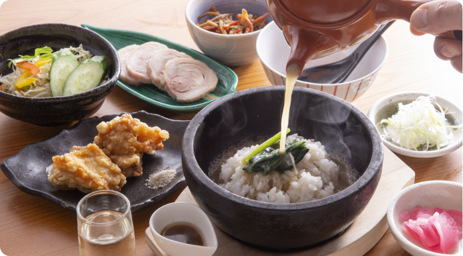 鶏白湯石鍋