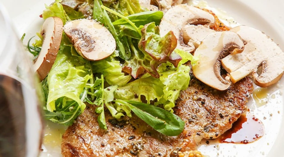 鹿児島産もち豚のハーブグリル