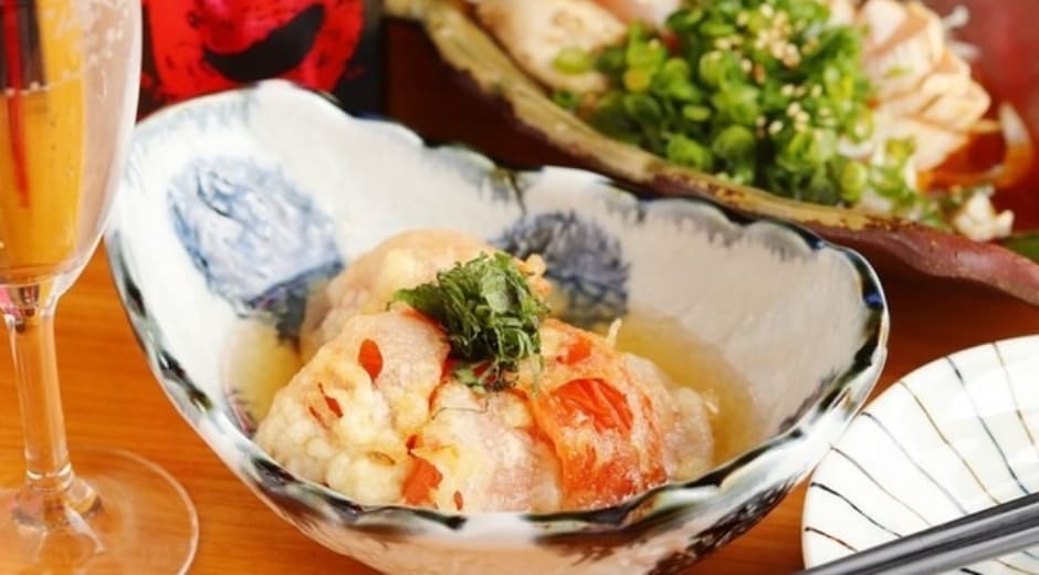 トマトの揚げ出し